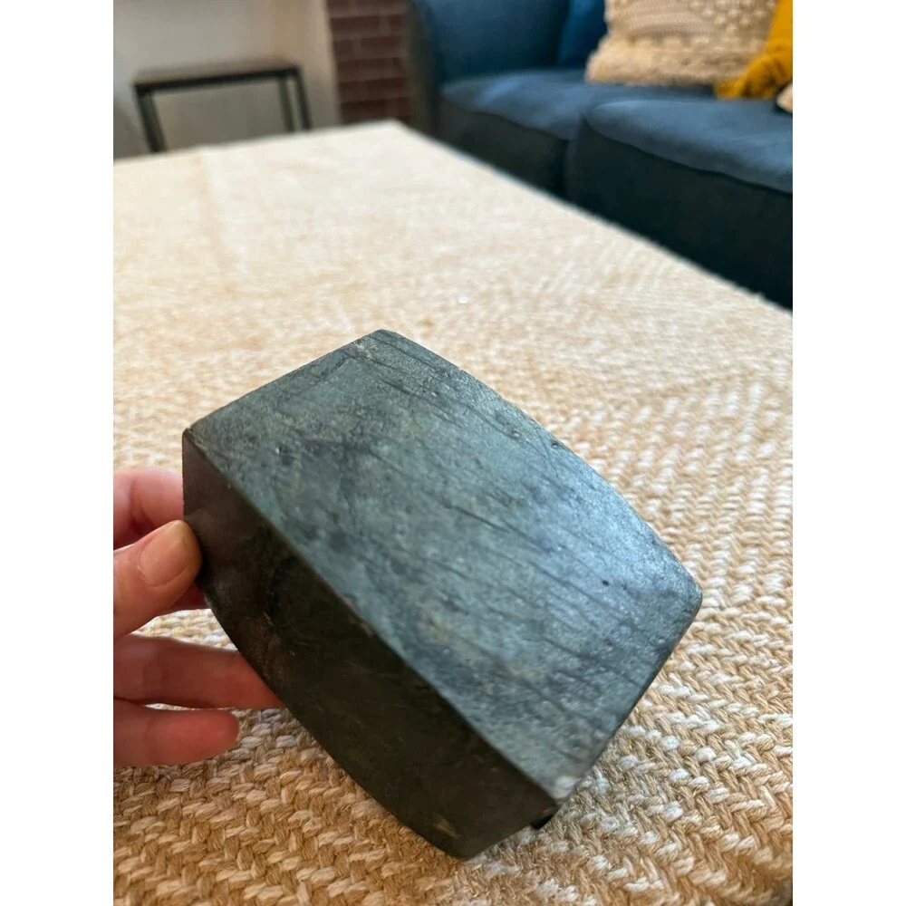 Dark stone bathroom cup
